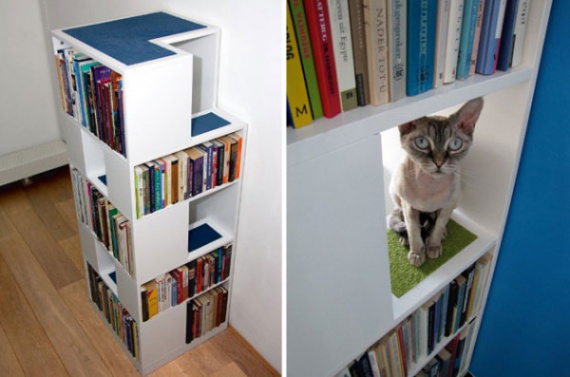 CatCase – шкаф для книг и котов
